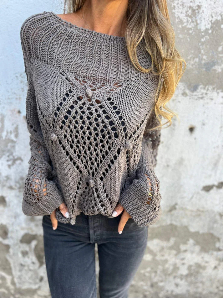 Margaux – Pull ajouré femme, raffiné et agréable à porter