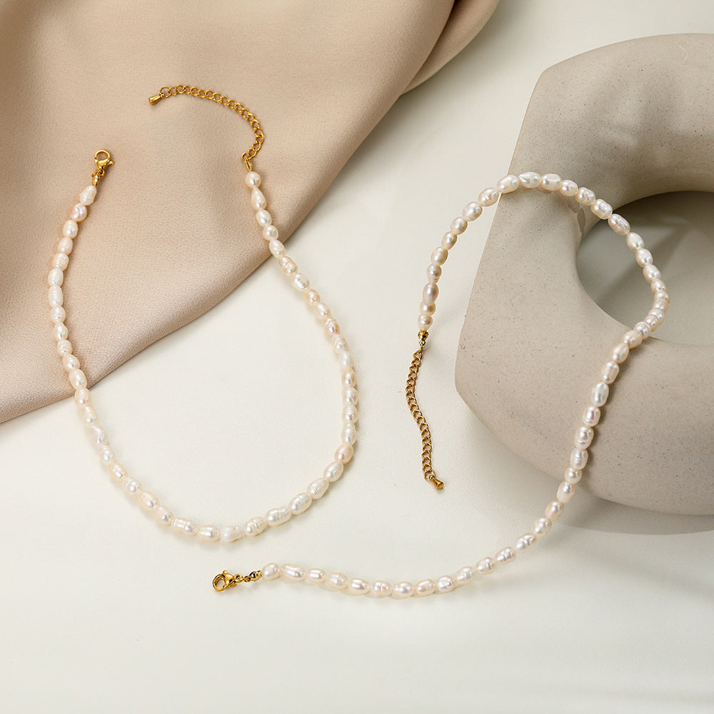Collier perles d’eau douce naturelles – Élégance et raffinement
