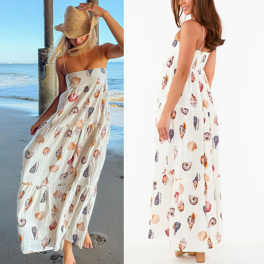 Élise | Robe Fluide à Imprimé Floral – Élégance et Légèreté.