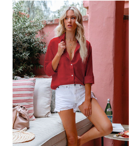 Léa - Cardigan Femme Chic à Boutons | Élégance et Confort