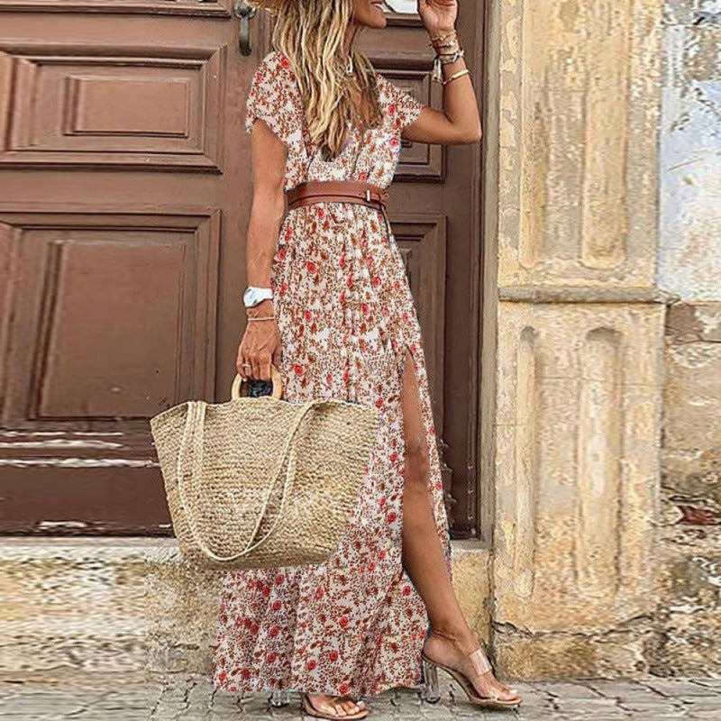 Robe Aurélie – Élégante, fluide et bohème pour un look raffiné