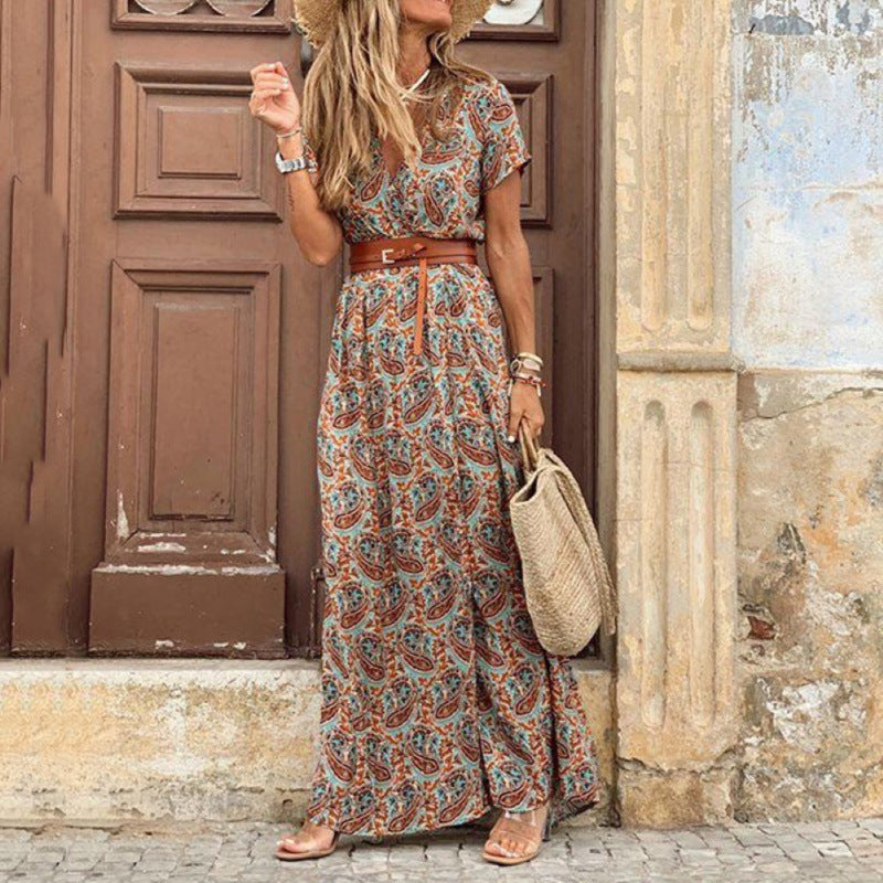 Robe Aurélie – Élégante, fluide et bohème pour un look raffiné