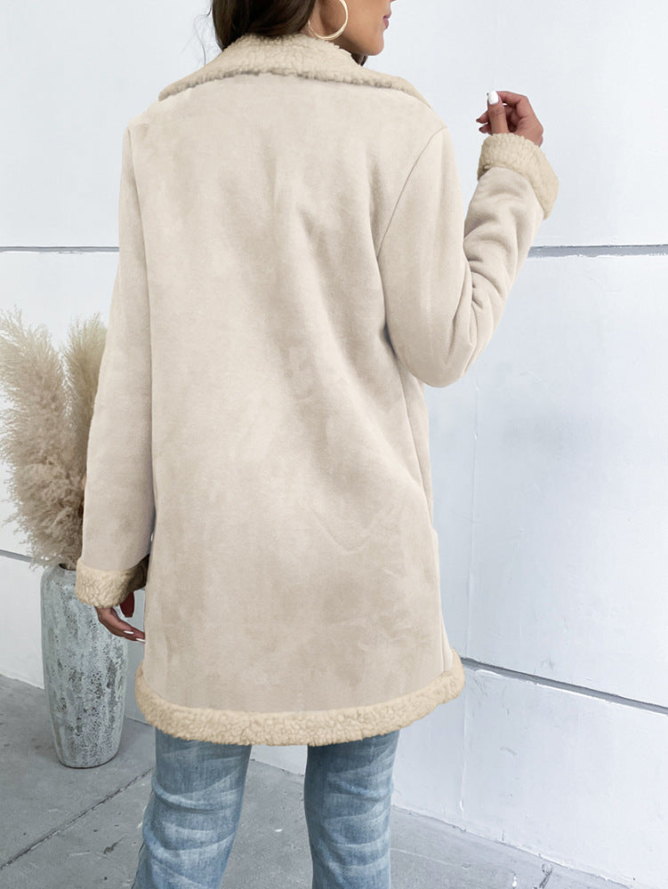 Manteau en Laine Élégant à Col Châle Sophie : L'Allié de Votre Élégance