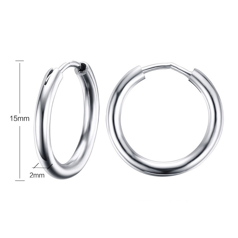 Clara, les petites créoles en acier inoxydable au charme intemporel