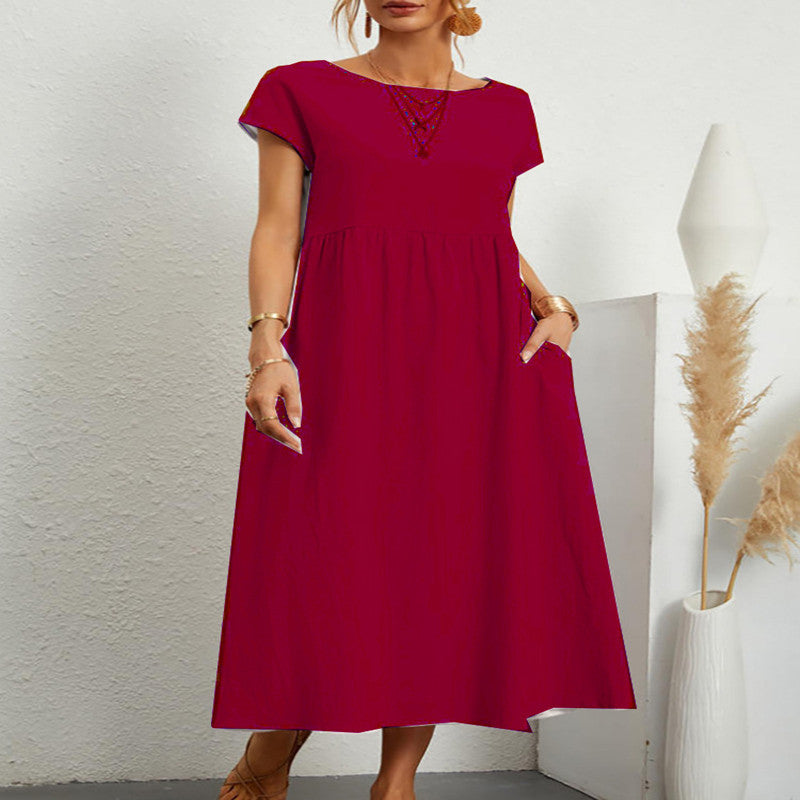 Robe Ample avec Poches – Simplicité et Style Estival au Naturel