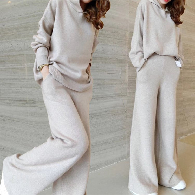 Élodie – Ensemble pantalon large femme – Style chic et confortable