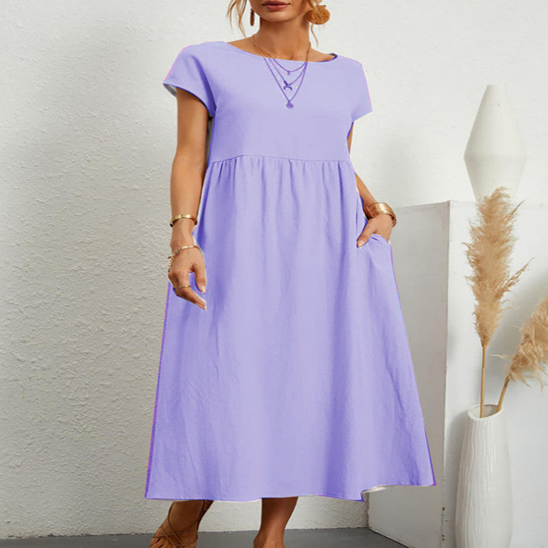 Robe Ample avec Poches – Simplicité et Style Estival au Naturel