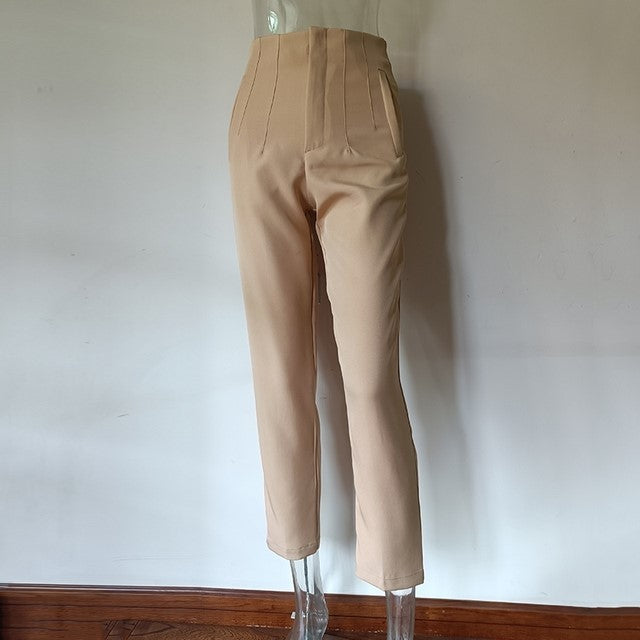 Élodie - Pantalon Droit Femme Chic | Élégance et Confort