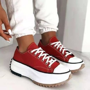 Élisa – Baskets Montantes en Toile pour un Style Casual et Intemporel