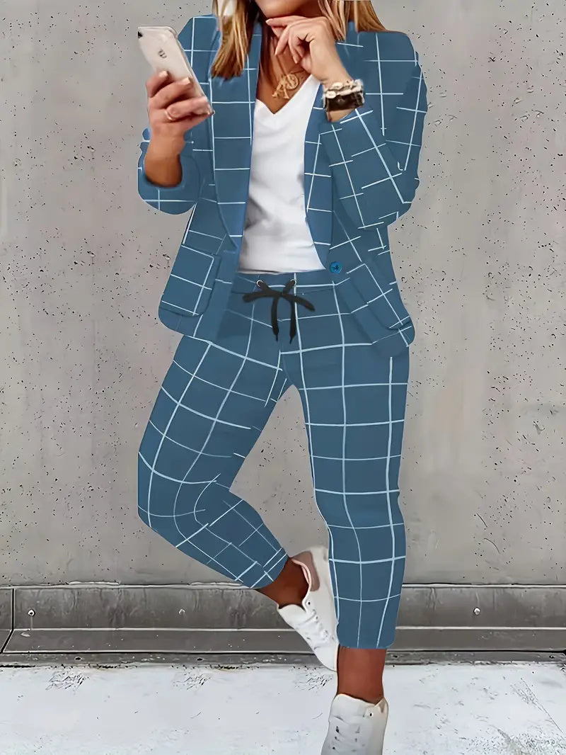 Céliane - Ensemble Blazer et Pantalon Chic | Élégance Française