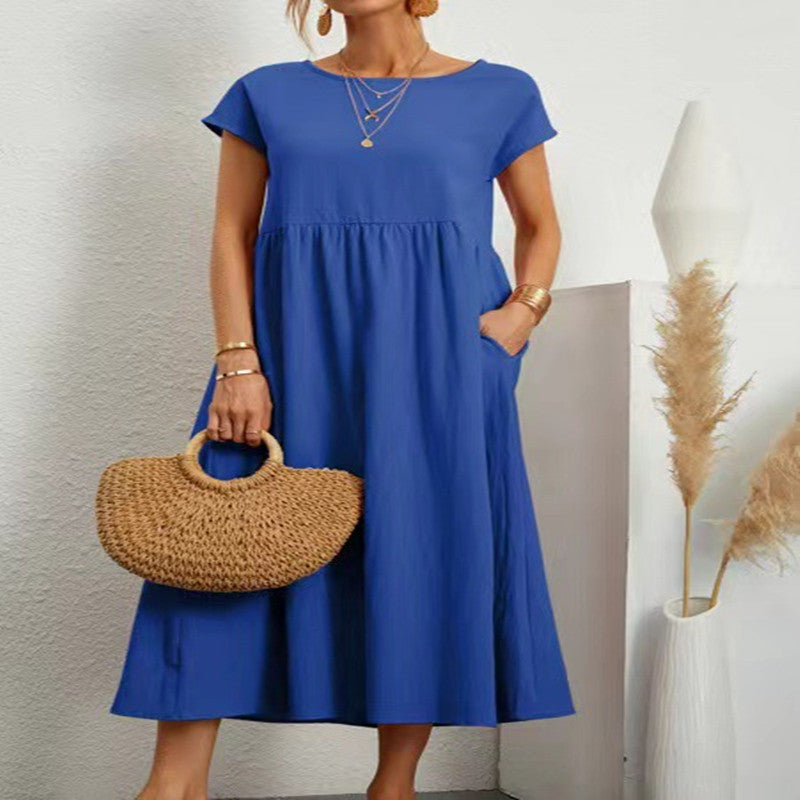 Robe Ample avec Poches – Simplicité et Style Estival au Naturel