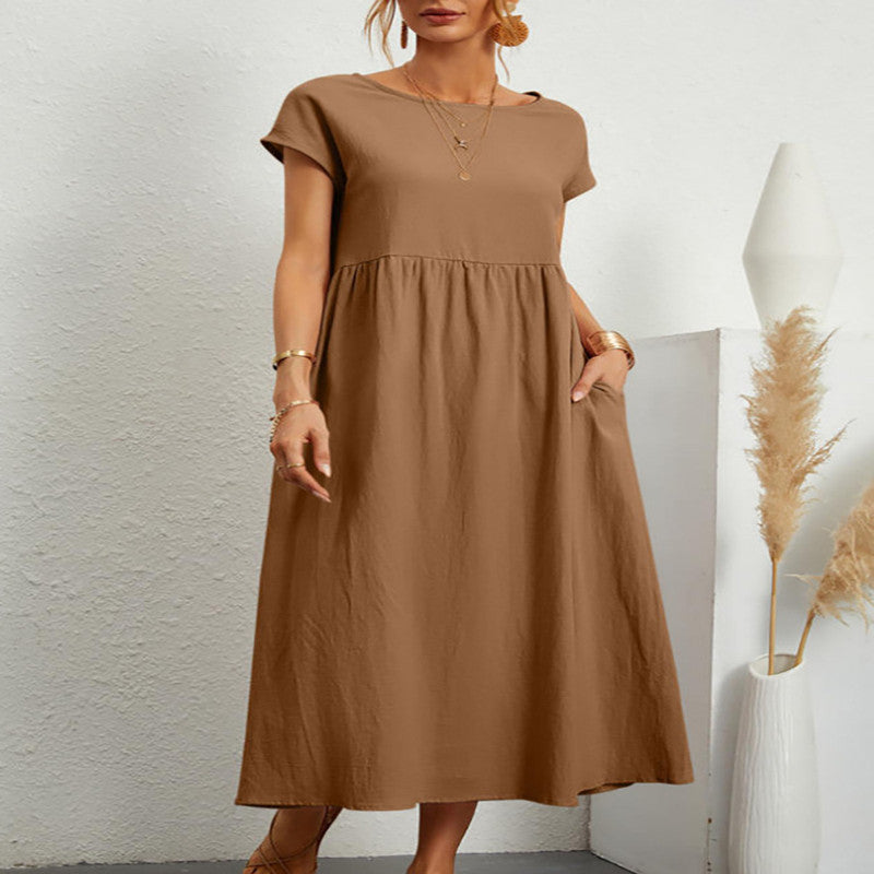 Robe Ample avec Poches – Simplicité et Style Estival au Naturel