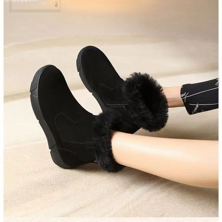 Bottes d’Hiver Céleste Fleur : Élégance et Confort pour vos Pieds!