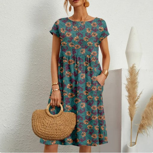 Robe Camille – Robe d’Été Chic, Fluide et Confortable pour Femme