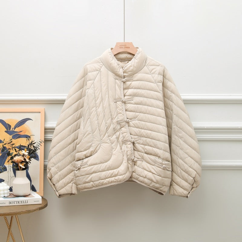 Manteau Juliette – Élégance et chaleur en duvet de canard blanc