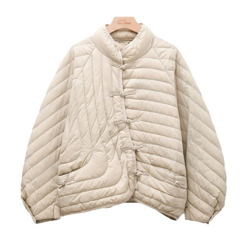 Manteau Juliette – Élégance et chaleur en duvet de canard blanc