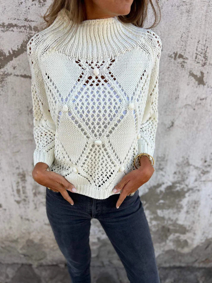 Margaux – Pull ajouré femme, raffiné et agréable à porter