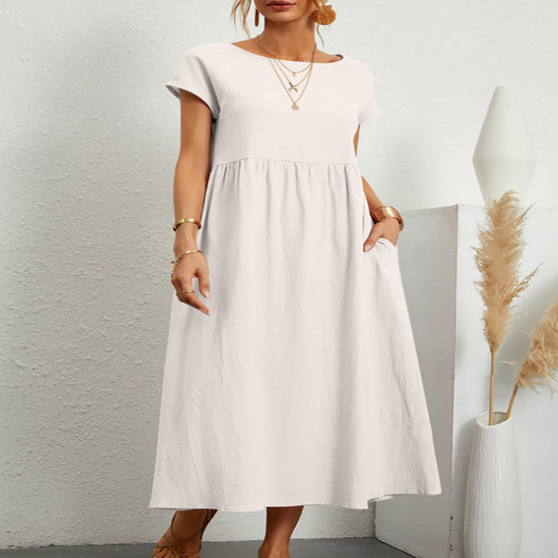 Robe Ample avec Poches – Simplicité et Style Estival au Naturel