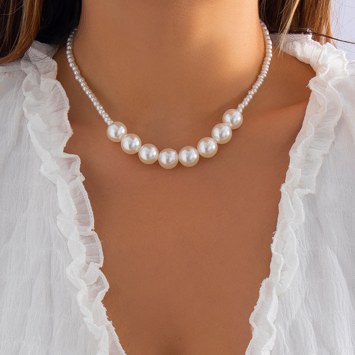 Clémence – Collier rétro femme – Élégance intemporelle et fermoir tendance