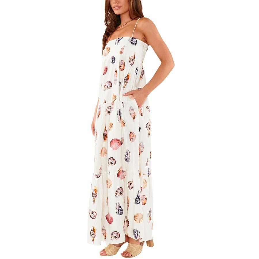 Élise | Robe Fluide à Imprimé Floral – Élégance et Légèreté.