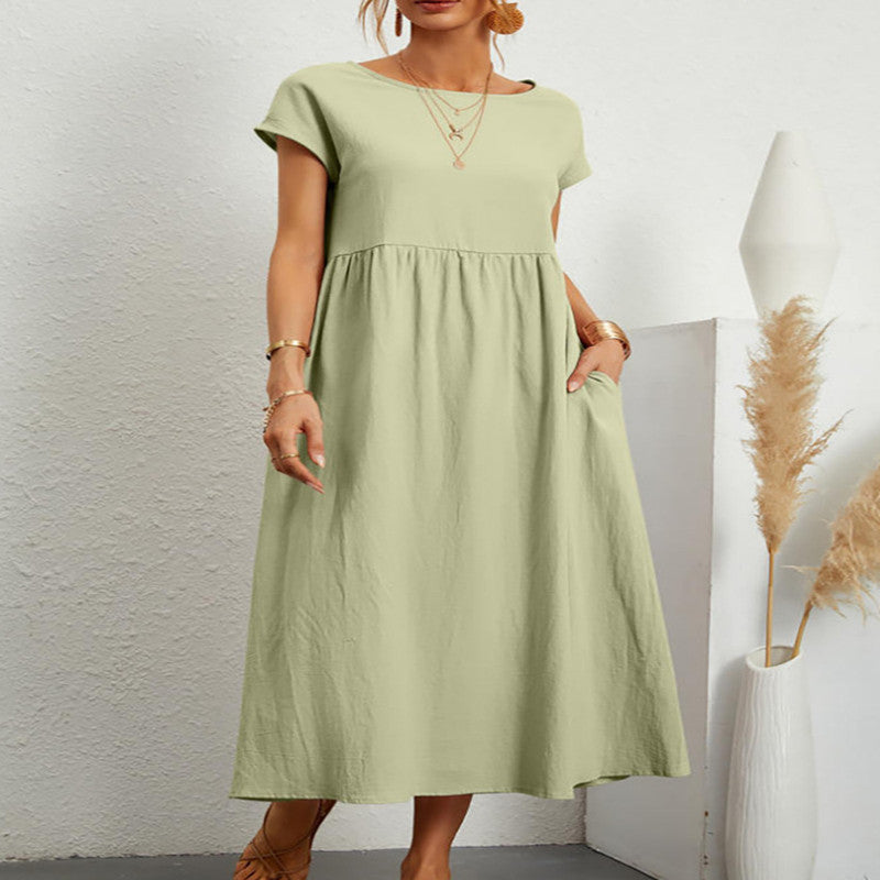 Robe Ample avec Poches – Simplicité et Style Estival au Naturel
