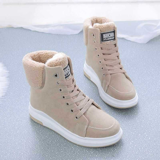 Bottes Martin pour Femme Doublées en Fleece - Confort et Élégance