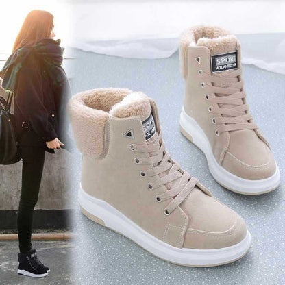 Bottes Martin pour Femme Doublées en Fleece - Confort et Élégance