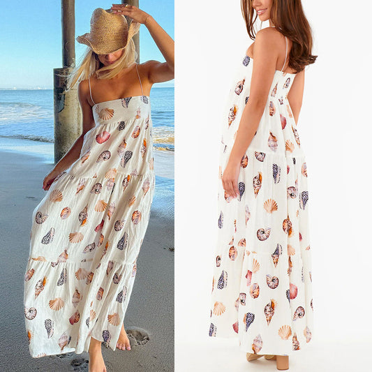 Élise | Robe Fluide à Imprimé Floral – Élégance et Légèreté.