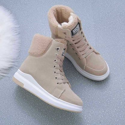 Bottes Martin pour Femme Doublées en Fleece - Confort et Élégance
