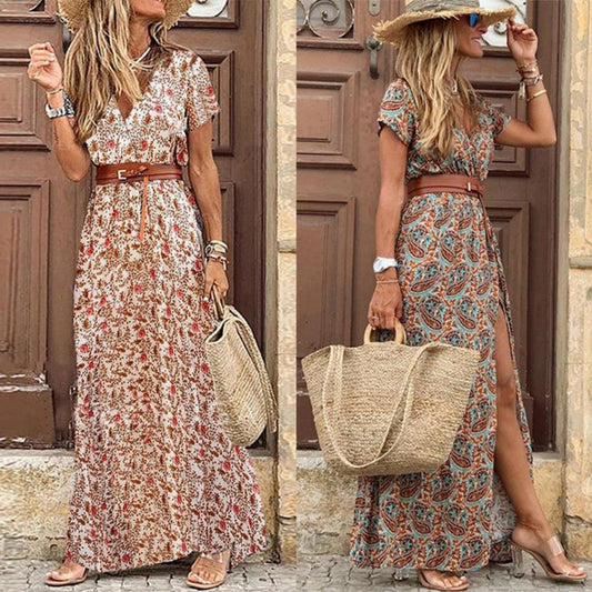 Robe Aurélie – Élégante, fluide et bohème pour un look raffiné