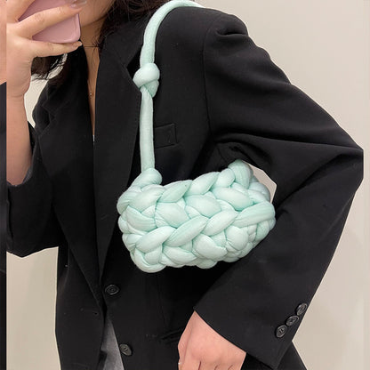 Sophie - Sac en Laine d'Islande Tissé à la Main - Matériau Crochet DIY