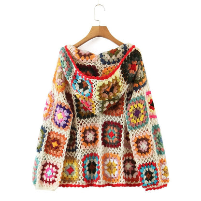 Élise Manteau cardigan femme en tricot fait main – Élégance et confort