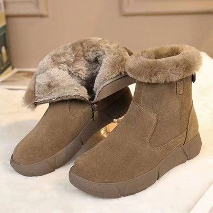 Bottes d’Hiver Céleste Fleur : Élégance et Confort pour vos Pieds!