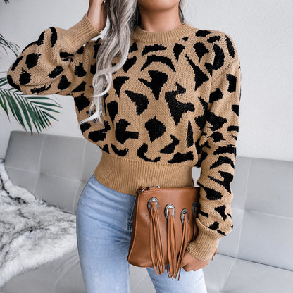 Pull court tricoté Clémence – Élégance sauvage et confort absolu