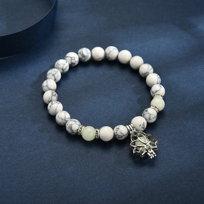 Bracelet en Perles Turquoise Sophie – Élégance Naturelle