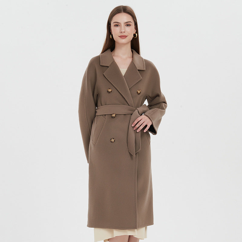 Joséphine – Manteau réversible en cachemire , alliant douceur, chaleur et élégance