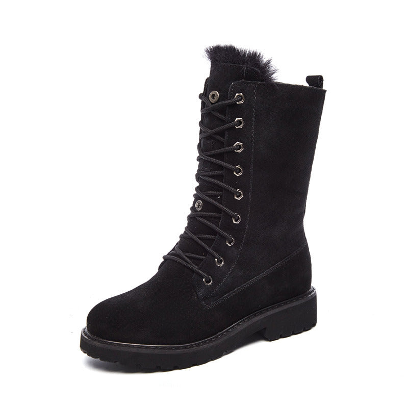 Bottes en Cuir Givré Juliette Sublime : Élégance et Confort Inégalé pour un Hiver Chaleureux