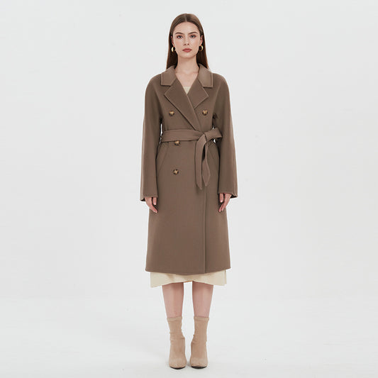 Joséphine – Manteau réversible en cachemire , alliant douceur, chaleur et élégance