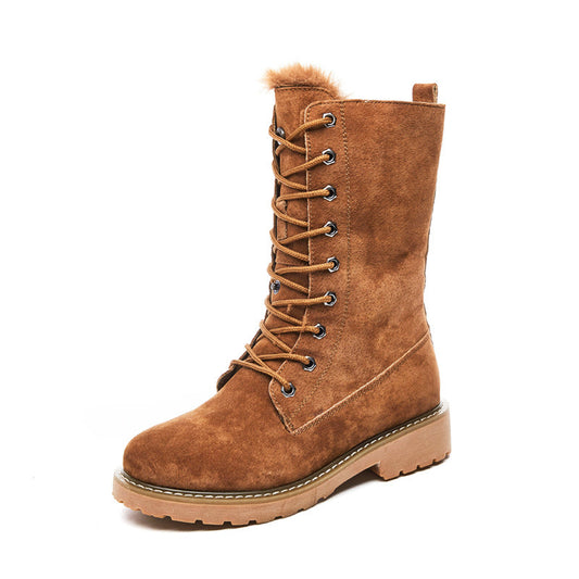 Bottes en Cuir Givré Juliette Sublime : Élégance et Confort Inégalé pour un Hiver Chaleureux