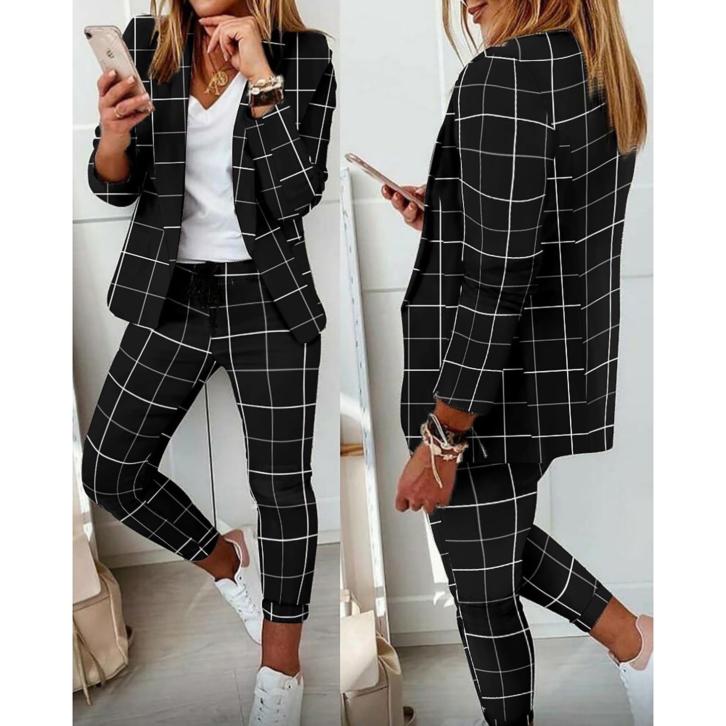 Céliane - Ensemble Blazer et Pantalon Chic | Élégance Française
