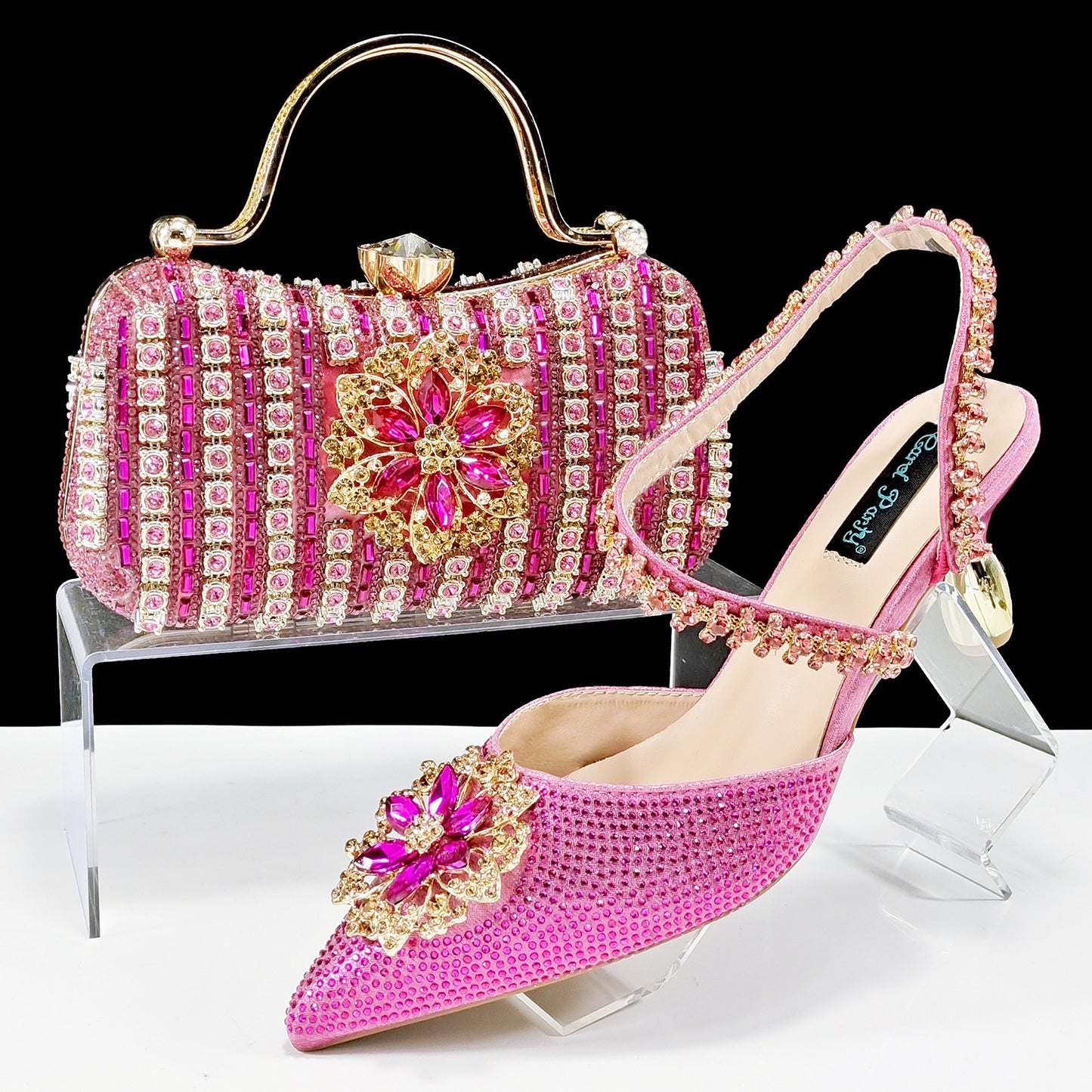 Fleurs & Strass – L’ensemble chic pour briller en soirée