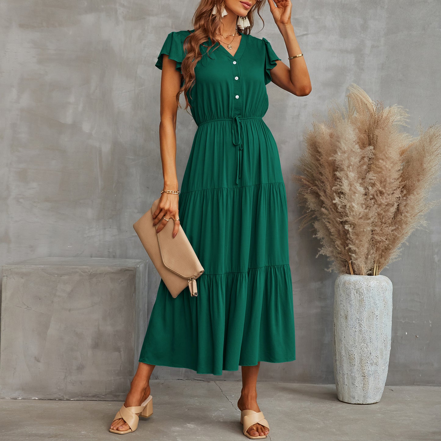Robe "Amélie" : Élégance et fluidité pour un style raffiné