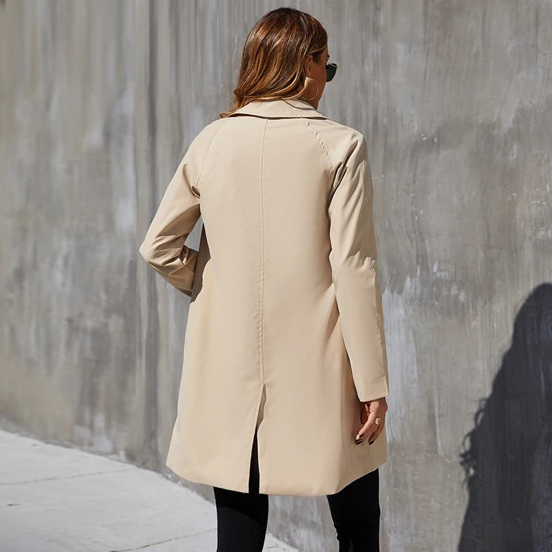 Juliette – Manteau femme de style britannique, trench petit format, élégant et tendance