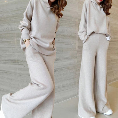 Élodie – Ensemble pantalon large femme – Style chic et confortable