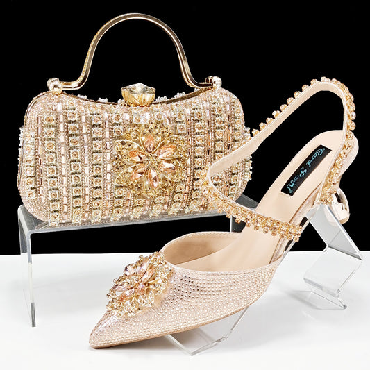 Fleurs & Strass – L’ensemble chic pour briller en soirée