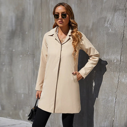 Juliette – Manteau femme de style britannique, trench petit format, élégant et tendance