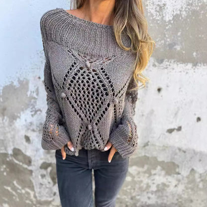 Margaux – Pull ajouré femme, raffiné et agréable à porter