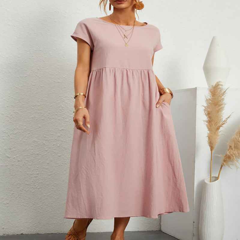 Robe Ample avec Poches – Simplicité et Style Estival au Naturel