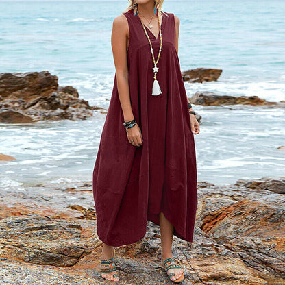 Clara, la robe en coton et lin qui allie douceur, praticité et charme naturel