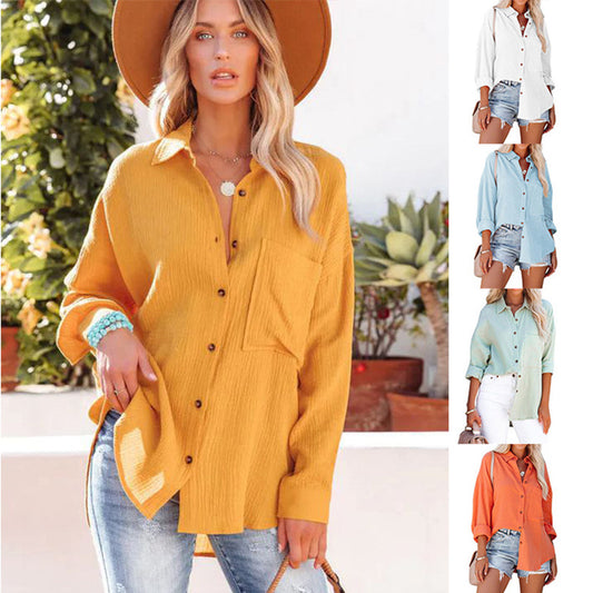 Camille | Chemise Ample pour Femme – Élégance et Confort pour un Style  Chic.